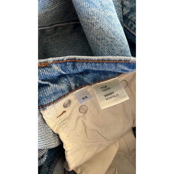 Reformation Womens Kris Relaxed Curve Seamed Jean in Montauk size 23 NWT - Picture 6 of 7